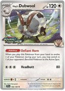 136/159 Hop's Dubwool Holo Rare Journey Together