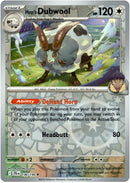 136/159 Hop's Dubwool Rare Reverse Holo Journey Together
