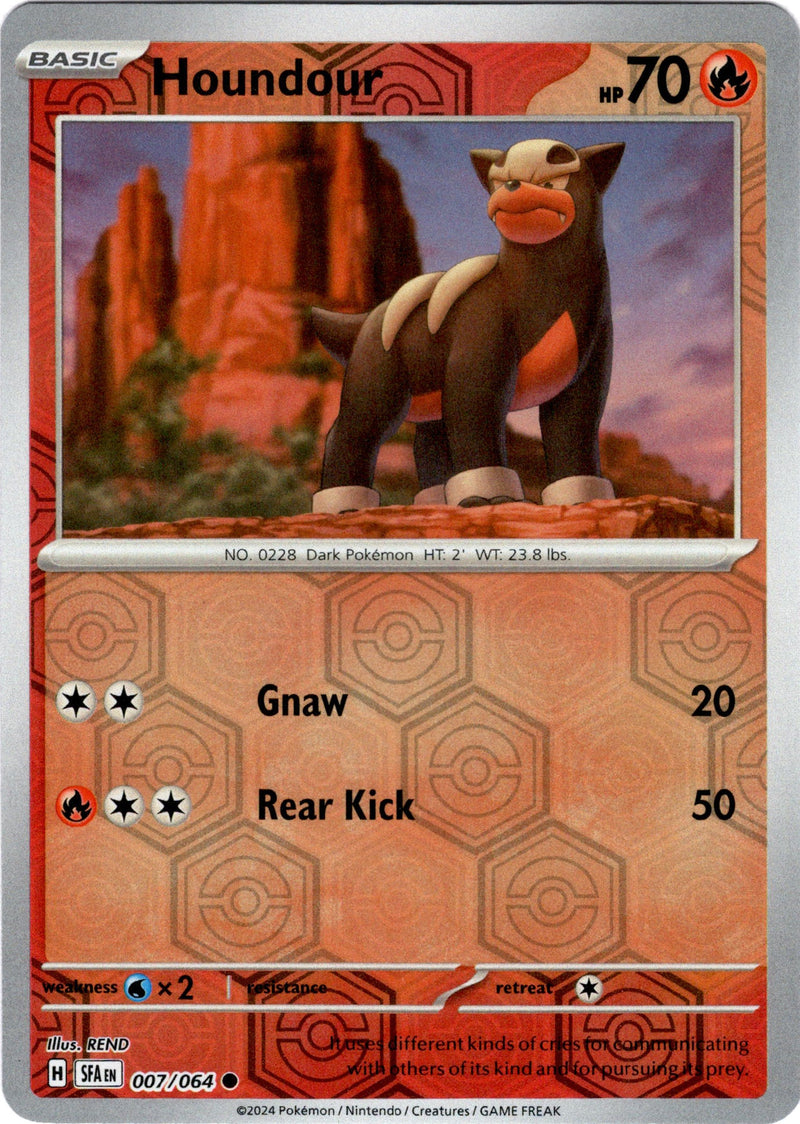 007/064 Houndour Common Reverse Holo Shrouded Fable