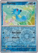 116/165 Horsea Common Reverse Holo Scarlet & Violet 151