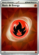 010 Basic Fire Energy Reverse Holo Prismatic Evolutions