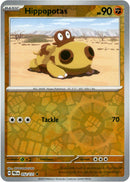052/131 Hippopotas Common Reverse Holo Prismatic Evolutions