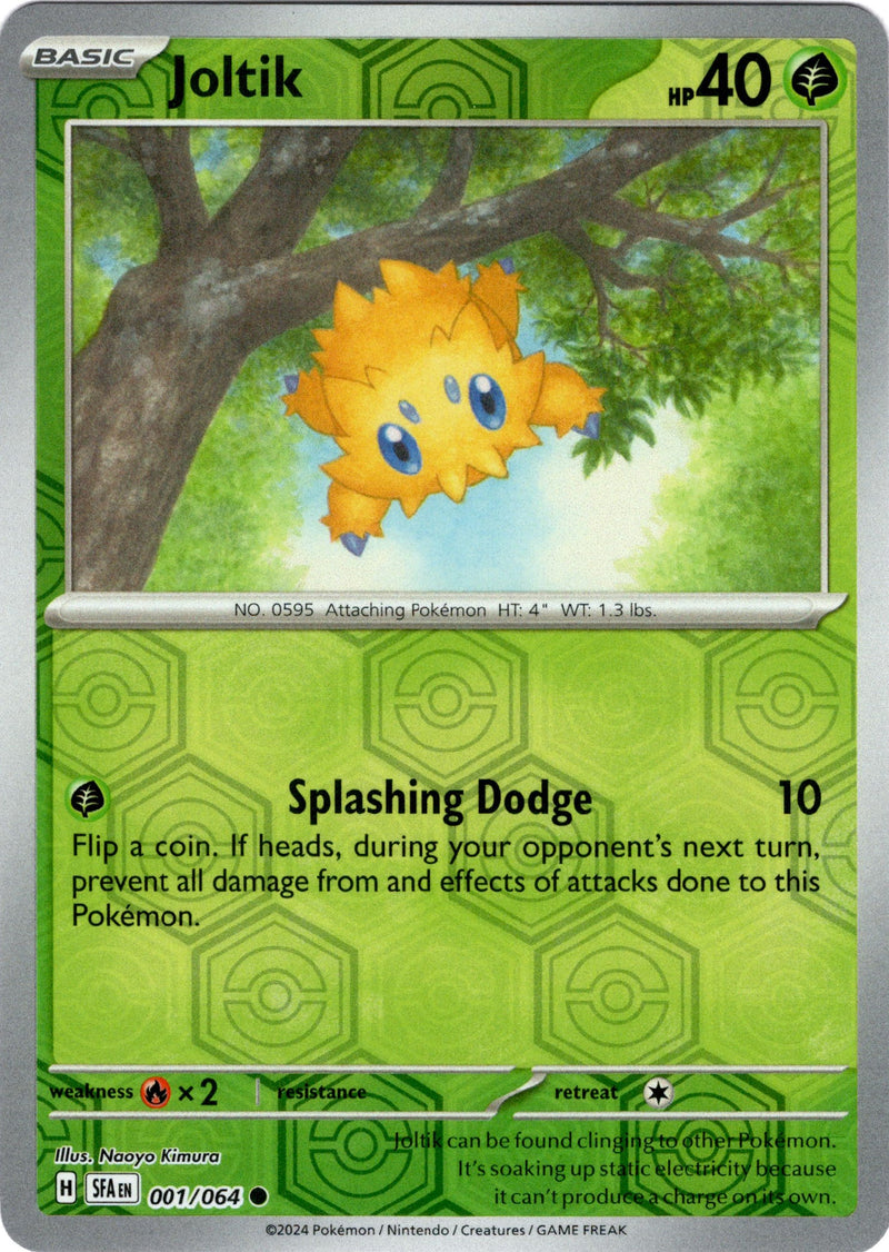 001/064 Joltik Common Reverse Holo Shrouded Fable