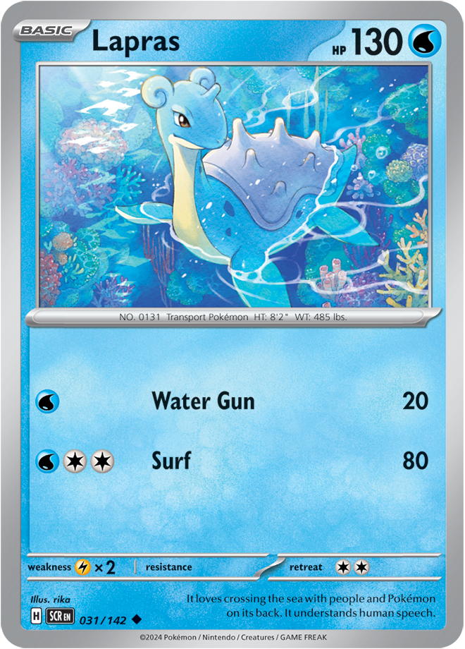 031/142 Lapras Uncommon Stellar Crown