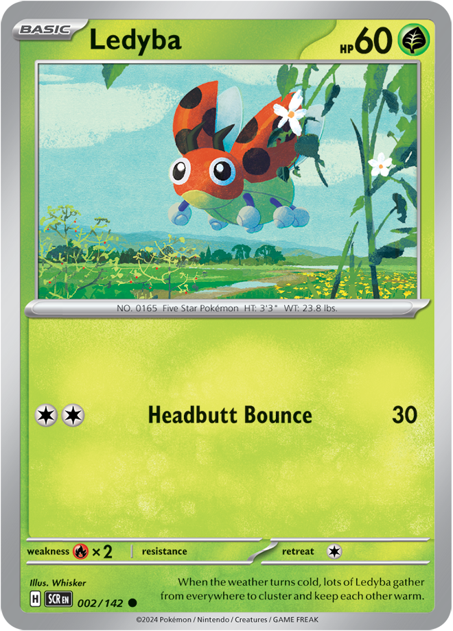 002/142 Ledyba Common Stellar Crown