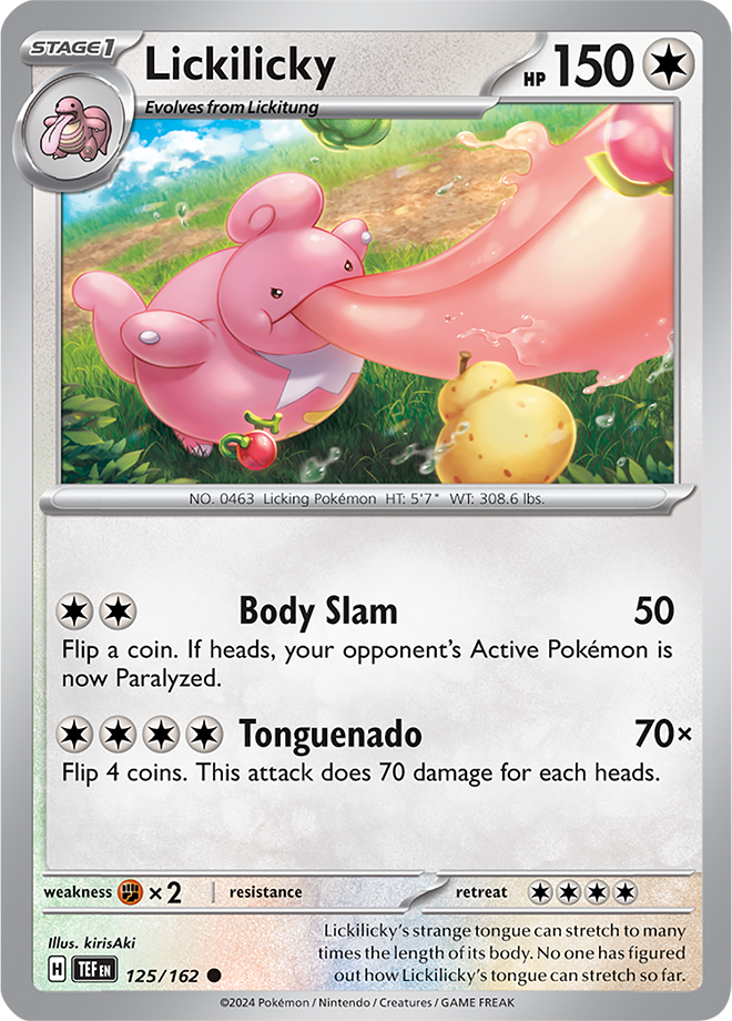 125/162 Lickilicky Common Temporal Forces