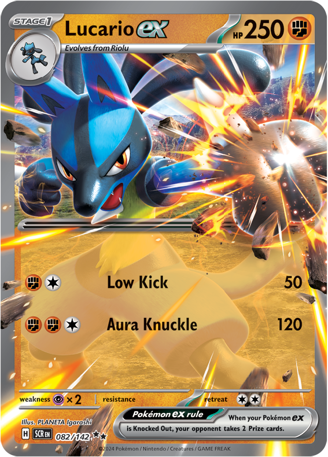 082/142 Lucario EX Stellar Crown