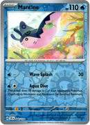 040/191 Mantine Common Reverse Holo Surging Sparks
