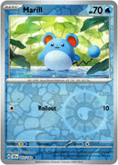 033/142 Marill Common Reverse Holo Stellar Crown