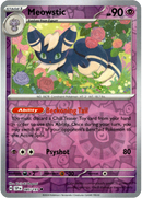 085/191 Meowstic Uncommon Reverse Holo Surging Sparks