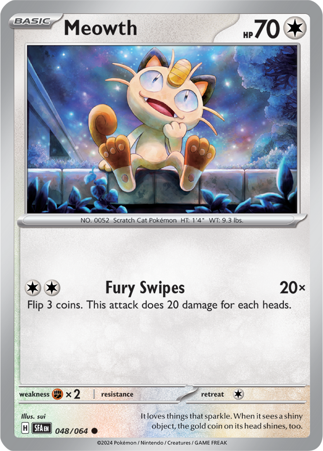 048/064 Meowth Common Shrouded Fable