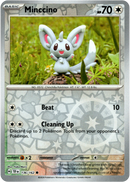 136/162 Minccino Common Reverse Holo Temporal Forces
