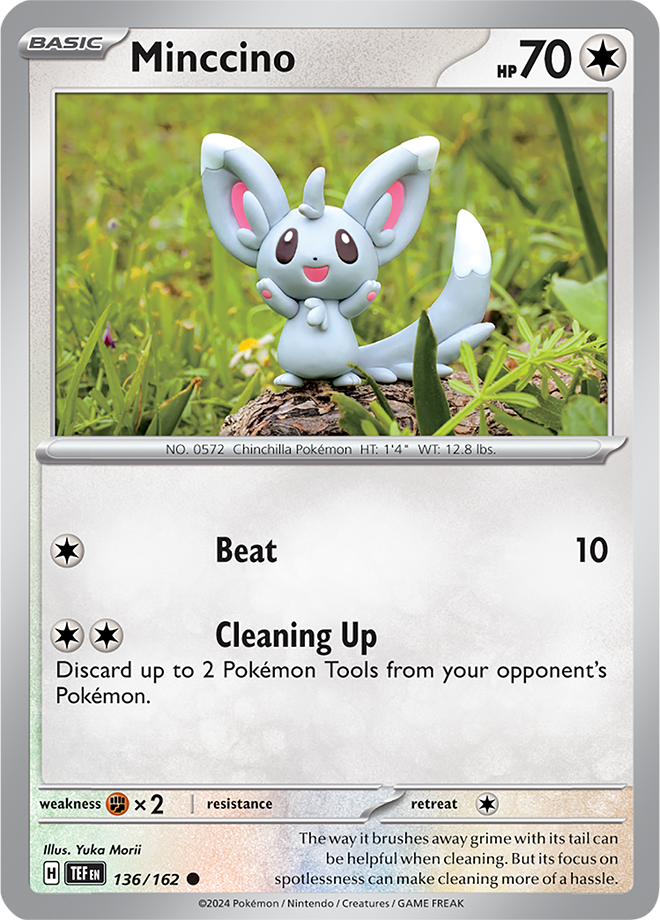 136/162 Minccino Common Temporal Forces