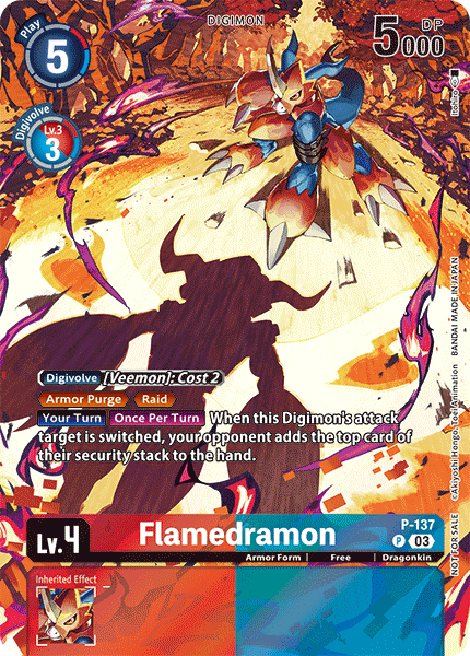 P-137 Flamedramon Promo (BT17)