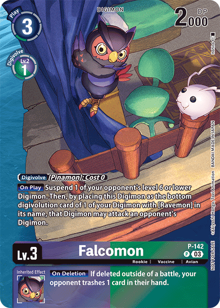 P-142 Falcomon Promo (BT17)