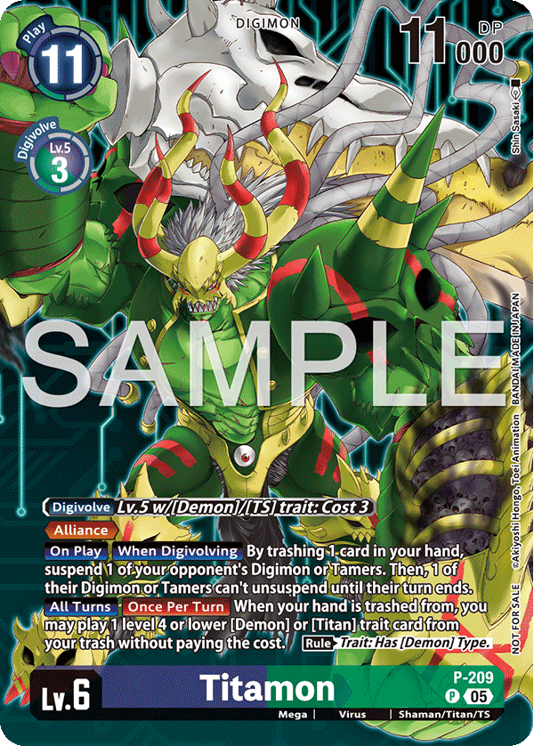 P-209 Titamon Box Topper (BT23)