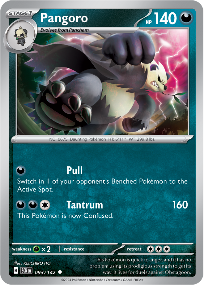 093/142 Pangoro Uncommon Stellar Crown