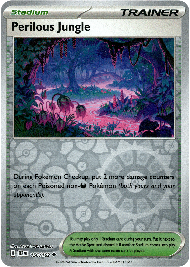 156/162 Perilous Jungle Uncommon Reverse Holo Temporal Forces