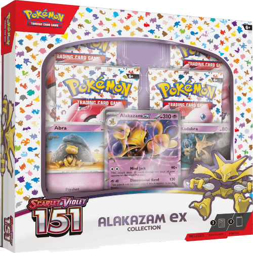 Pokemon TCG Scarlet & Violet 151 Alakazam EX Collection