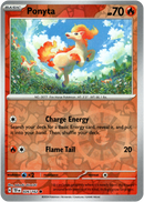 026/162 Ponyta Common Reverse Holo Temporal Forces