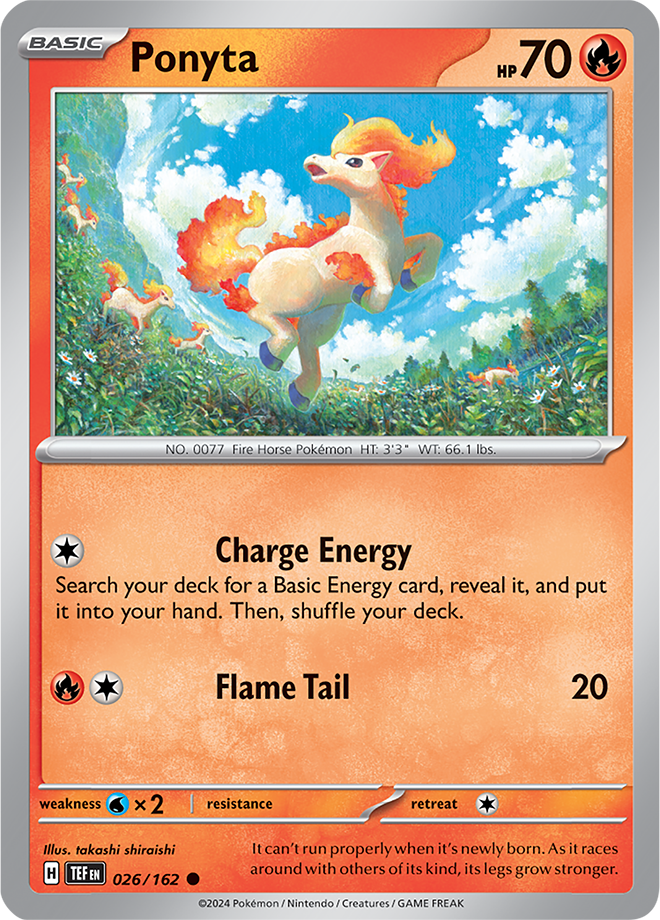 026/162 Ponyta Common Temporal Forces