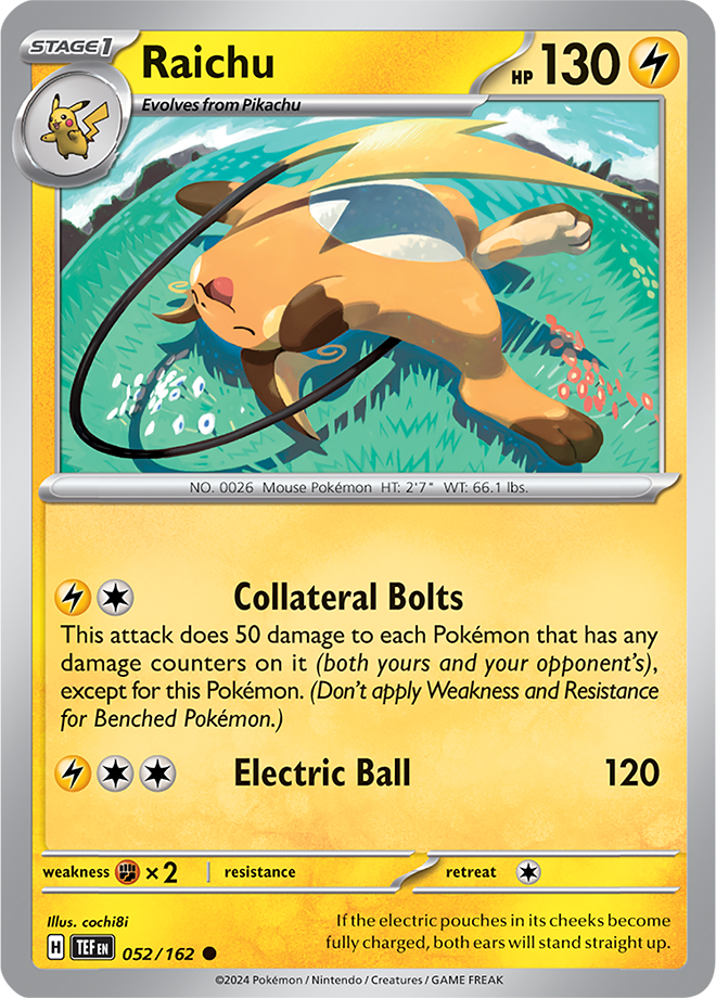 052/162 Raichu Common Temporal Forces