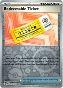 156/159 Redeemable Ticket Uncommon Reverse Holo Journey Together