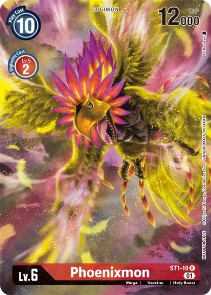 ST1-10 Phoenixmon Rare Alternate Art 1 Year Anniversary Promo Pack