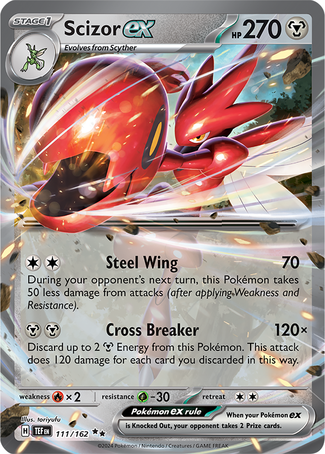 111/162 Scizor EX Temporal Forces