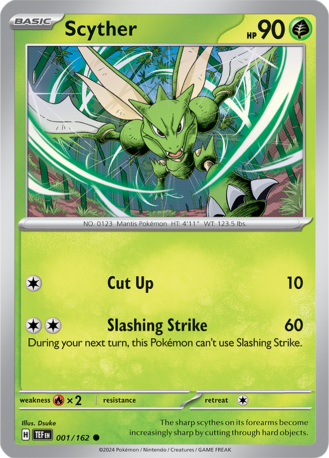 001/162 Scyther Common Temporal Forces