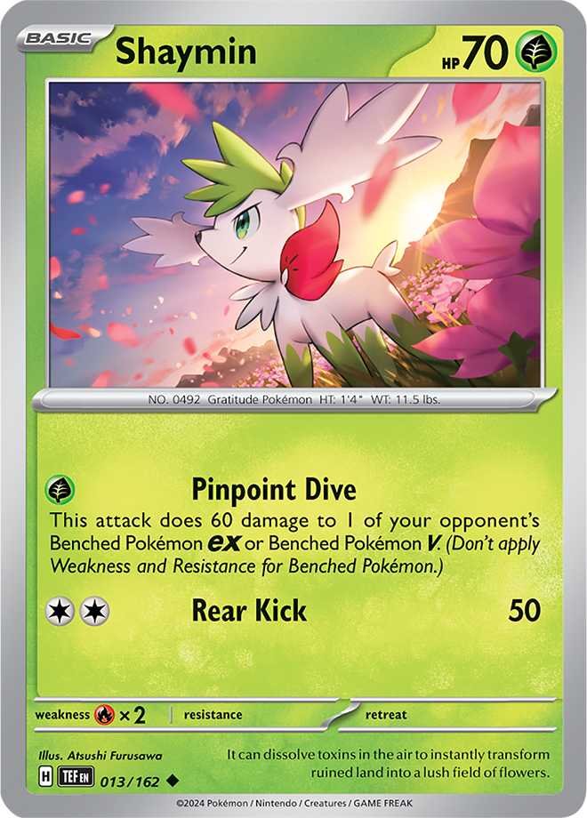 013/162 Shaymin Uncommon Temporal Forces