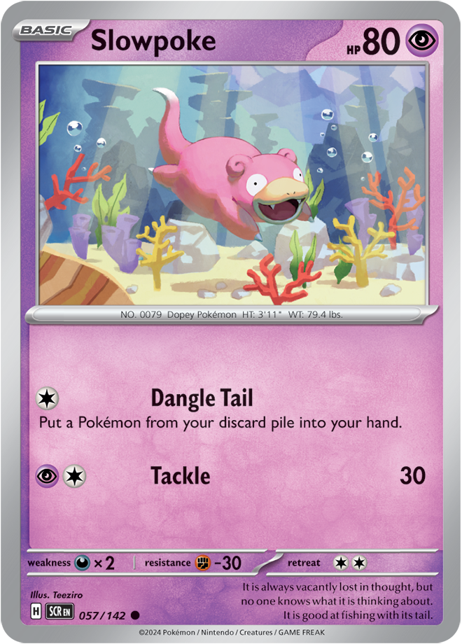 057/142 Slowpoke Common Stellar Crown