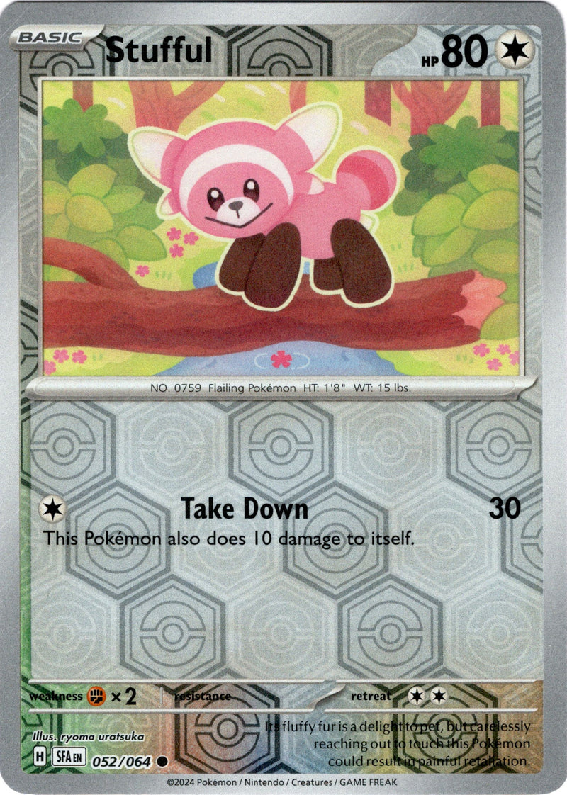 052/064 Stufful Common Reverse Holo Shrouded Fable