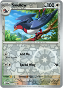 157/182 Swellow Common Reverse Holo Destined Rivals
