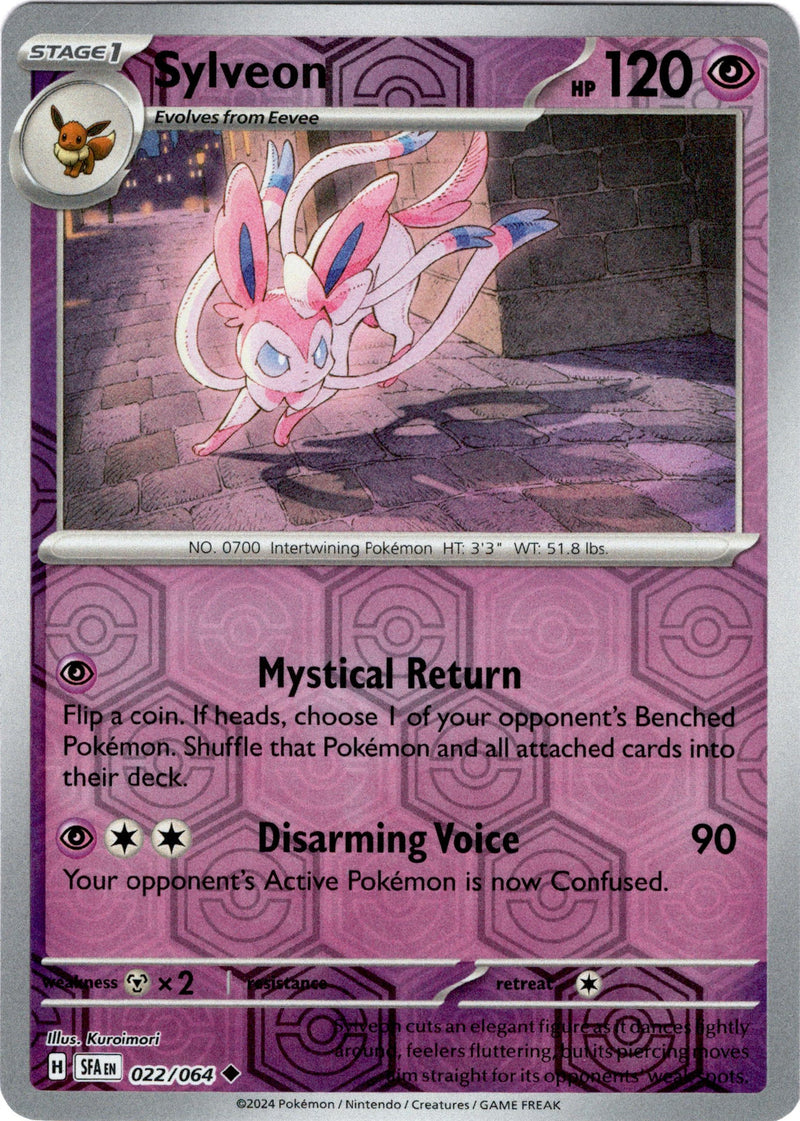 022/064 Sylveon Uncommon Reverse Holo Shrouded Fable