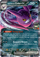 122/182 Team Rocket's Crobat EX Destined Rivals