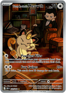 203/182 Team Rocket's Meowth Illustration Rare Destined Rivals