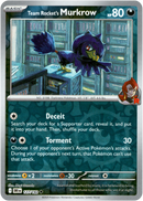127/182 Team Rocket's Murkrow Uncommon Reverse Holo Destined Rivals