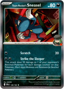 128/182 Team Rocket's Sneasel Holo Rare Destined Rivals