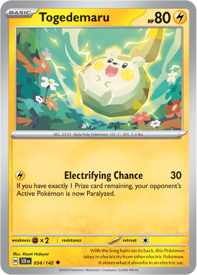 054/142 Togedemaru Uncommon Stellar Crown