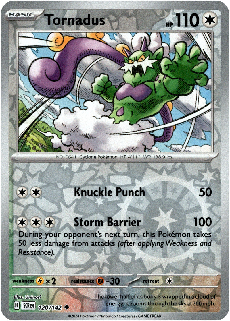 120/142 Tornadus Uncommon Reverse Holo Stellar Crown