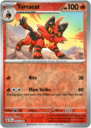 033/162 Torracat Common Reverse Holo Temporal Forces