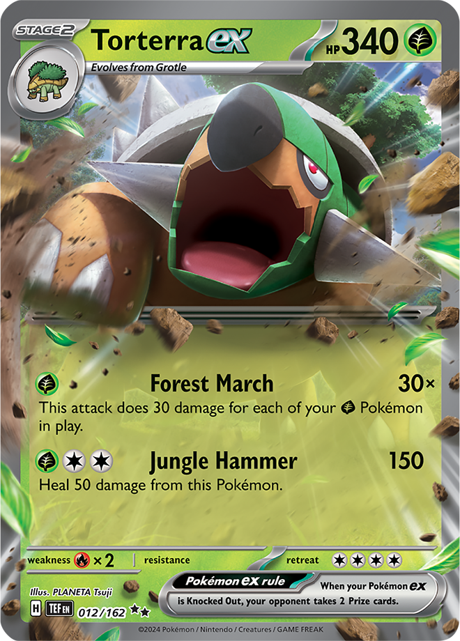 012/162 Torterra EX Temporal Forces