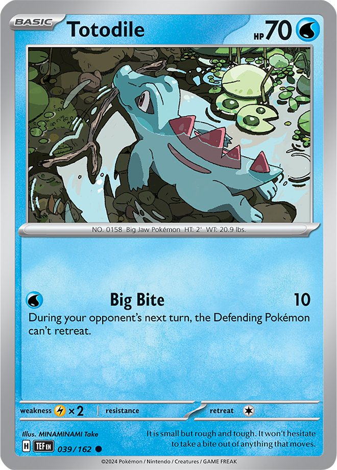 039/162 Totodile Common Temporal Forces