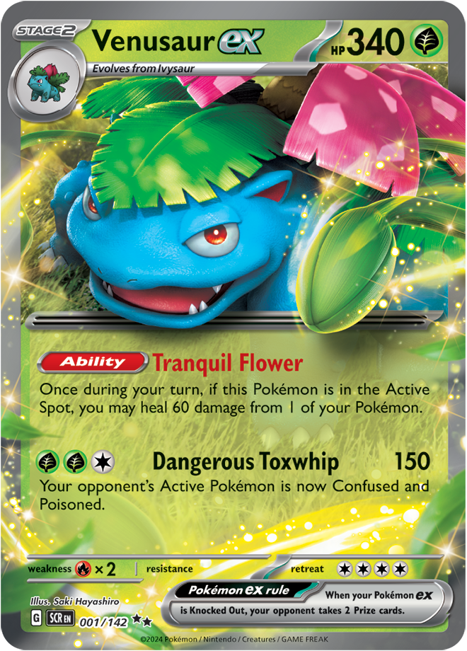 001/142 Venusaur EX Stellar Crown