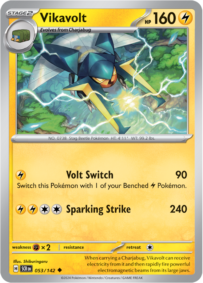 053/142 Vikavolt Uncommon Stellar Crown