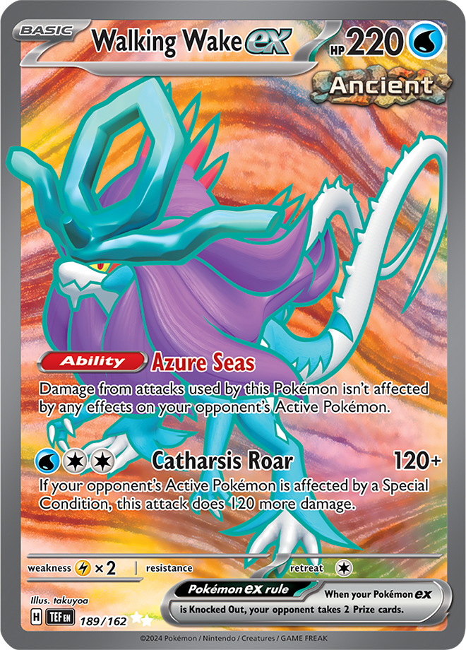 189/162 Walking Wake EX Full Art Temporal Forces