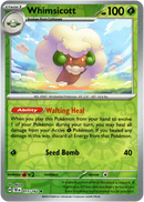 015/162 Whimsicott Rare Reverse Holo Temporal Forces
