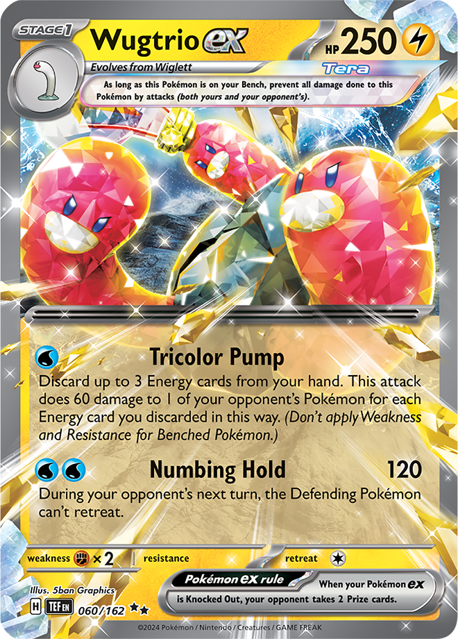 060/162 Wugtrio EX Temporal Forces