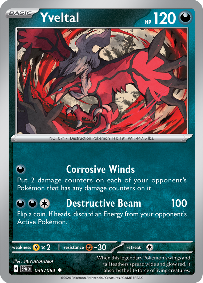 035/064 Yveltal Uncommon Shrouded Fable